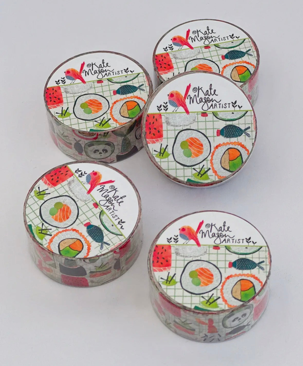 Kate Mason Washi Tape - Sushi