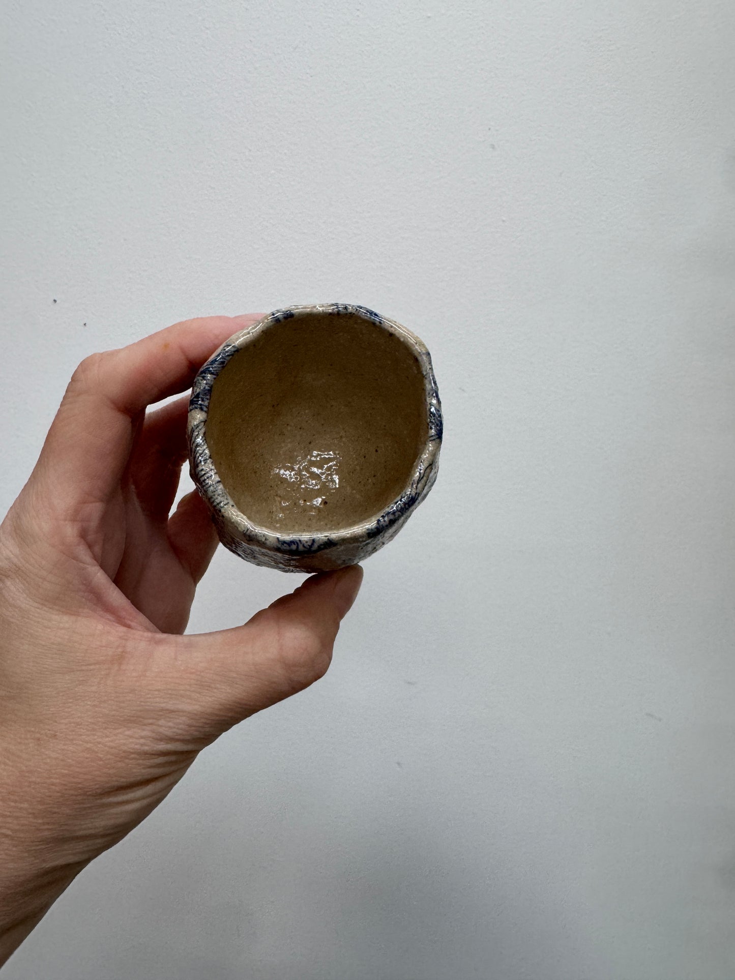 Blue Florals Ceramic Vessel No.2