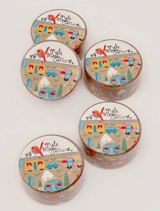 Kate Mason Washi Tape - Caravans