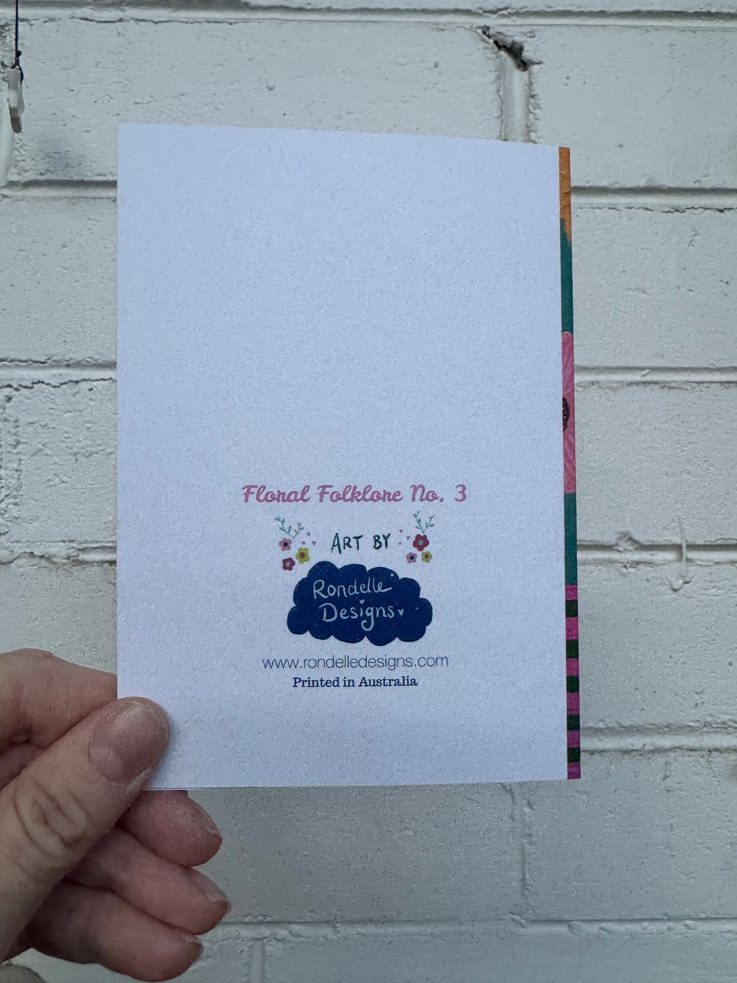 Greeting Card - Floral Folklore No.3