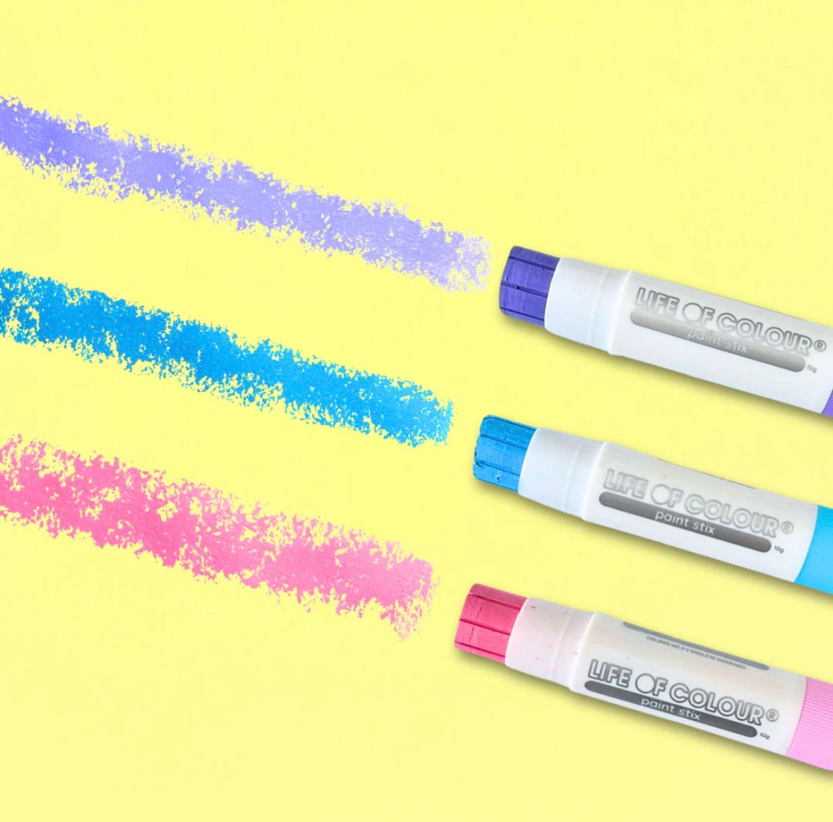 Gouache Paint Stix - Set of 12 Pastel Colours