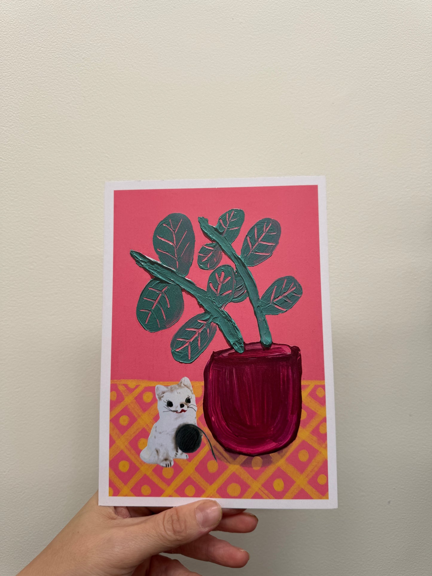 Art Print - A5 Floral Folklore No. 4 (with Animal)