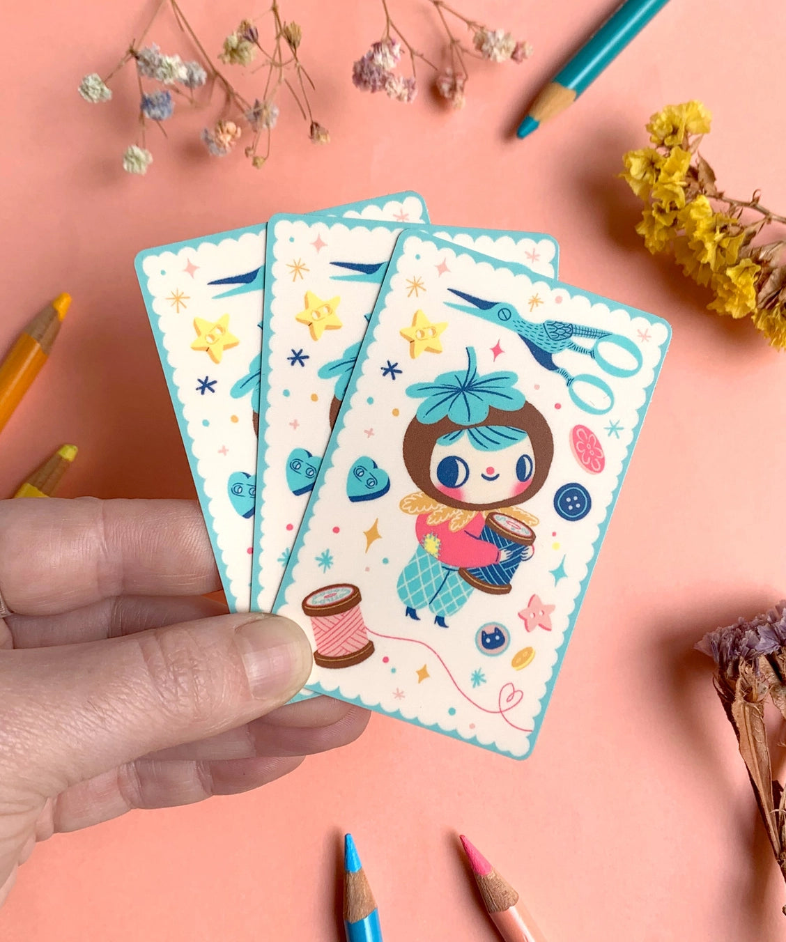 Hannakin Craft Cutie - Travel Card Vinyl Sticker