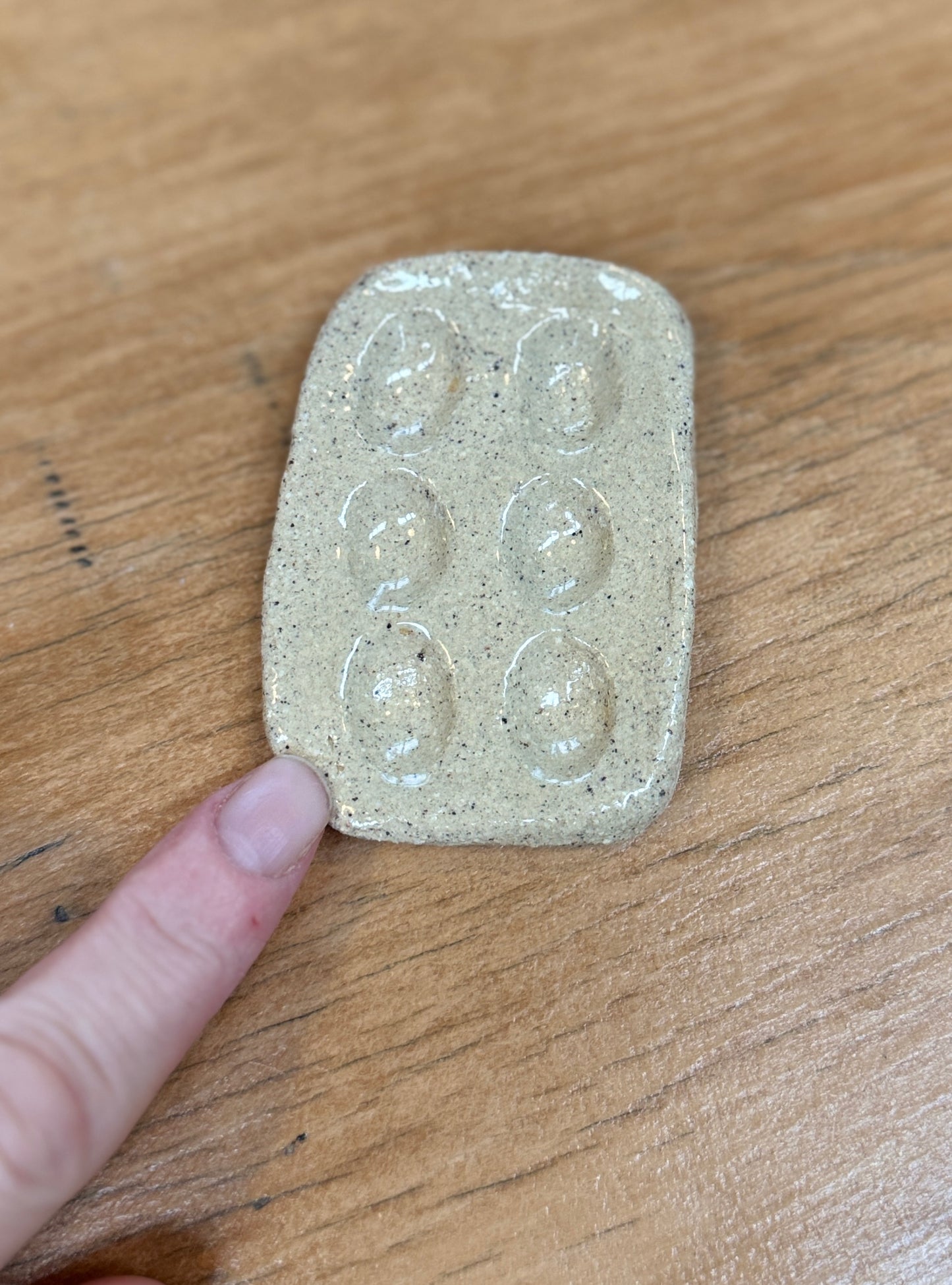 Mini Paint Palette – One of a Kind Handbuilt Ceramics