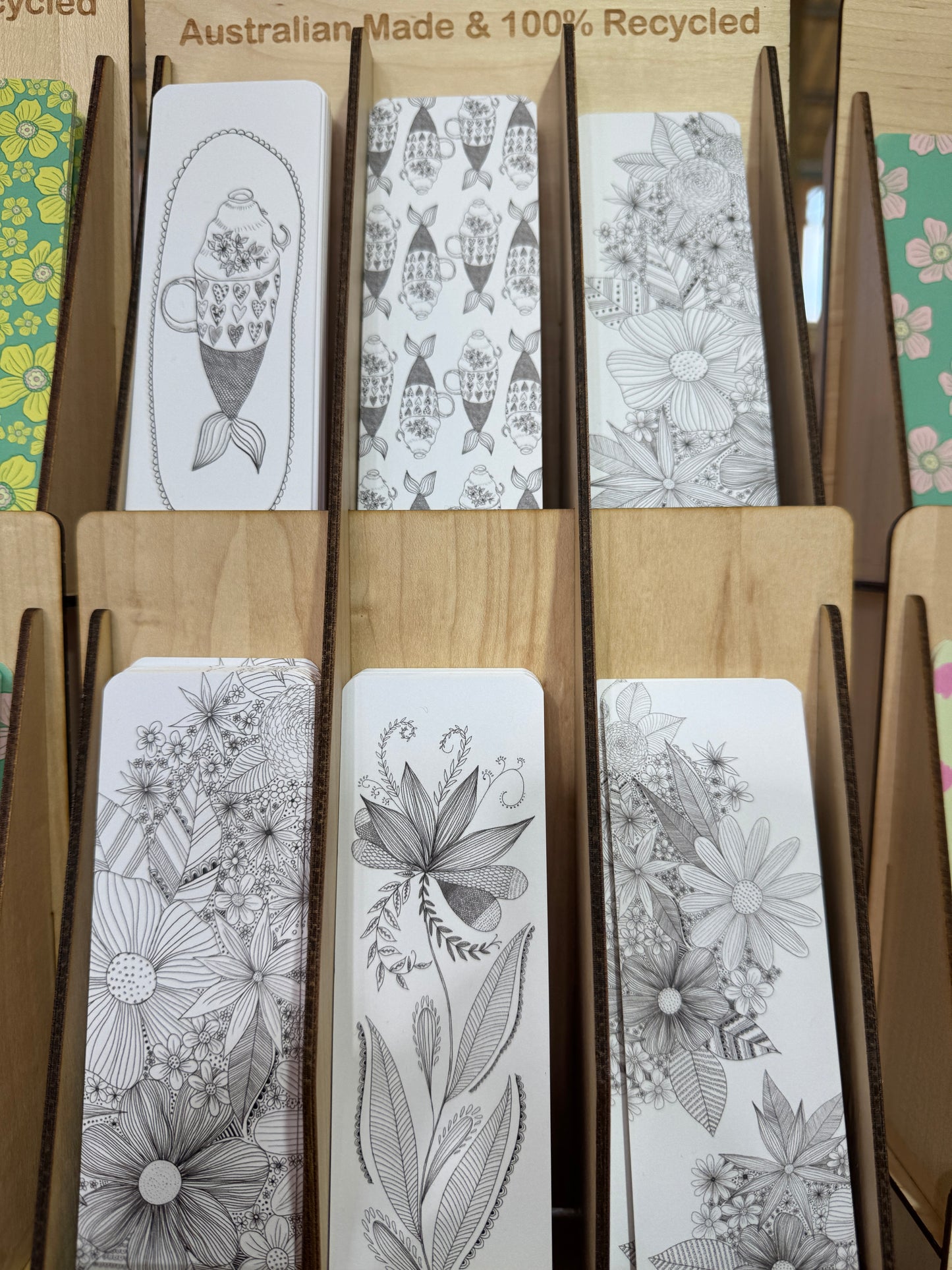Bookmark - Fine LInes Collection of Bookmarks - Set of 6 - Save 15%