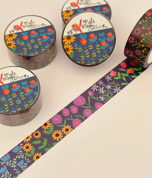 Kate Mason Washi Tape - Flower Farm
