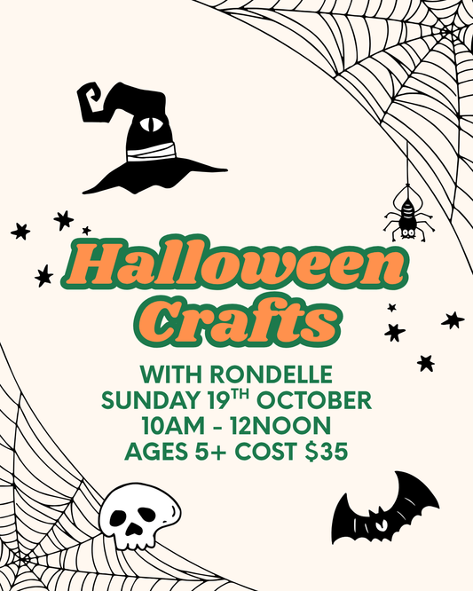 Halloween Crafts Kids Creative Workshop - Sunday  19th October 10am - 12noon