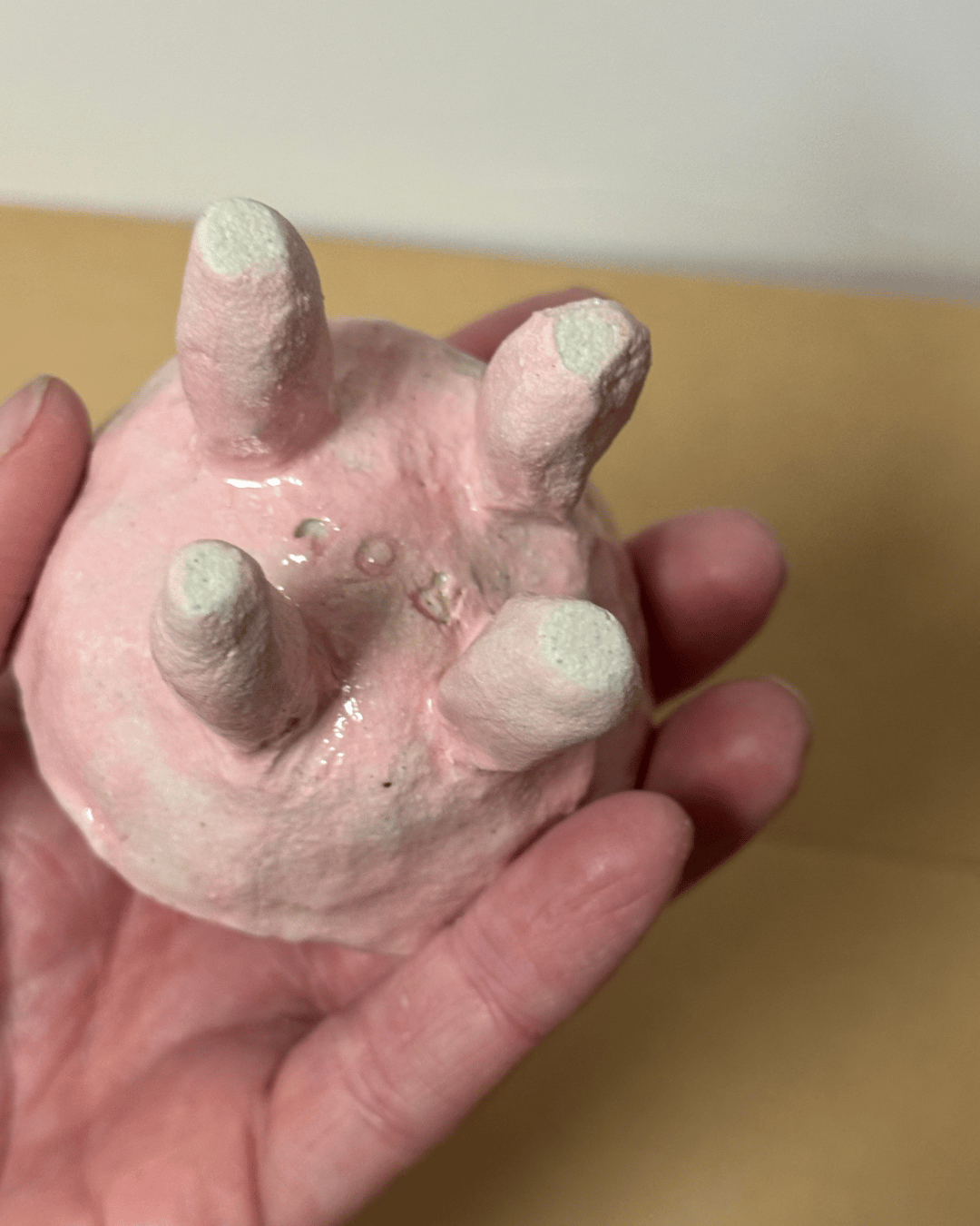 Ceramic Heart Dish with Legs