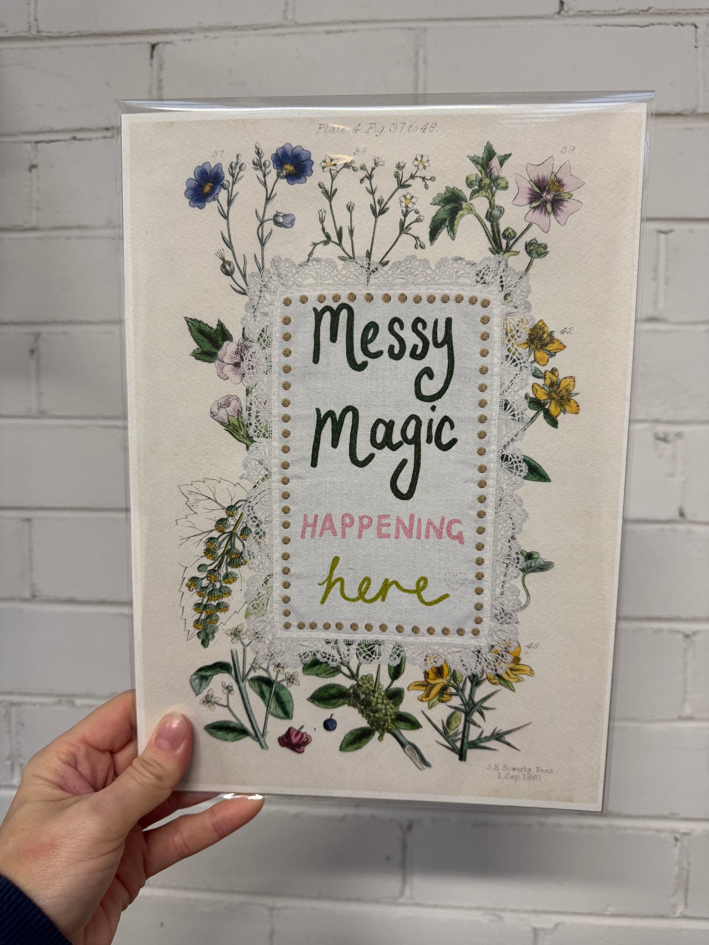 Art Print | A4 Size | Messy Magic Happening Here