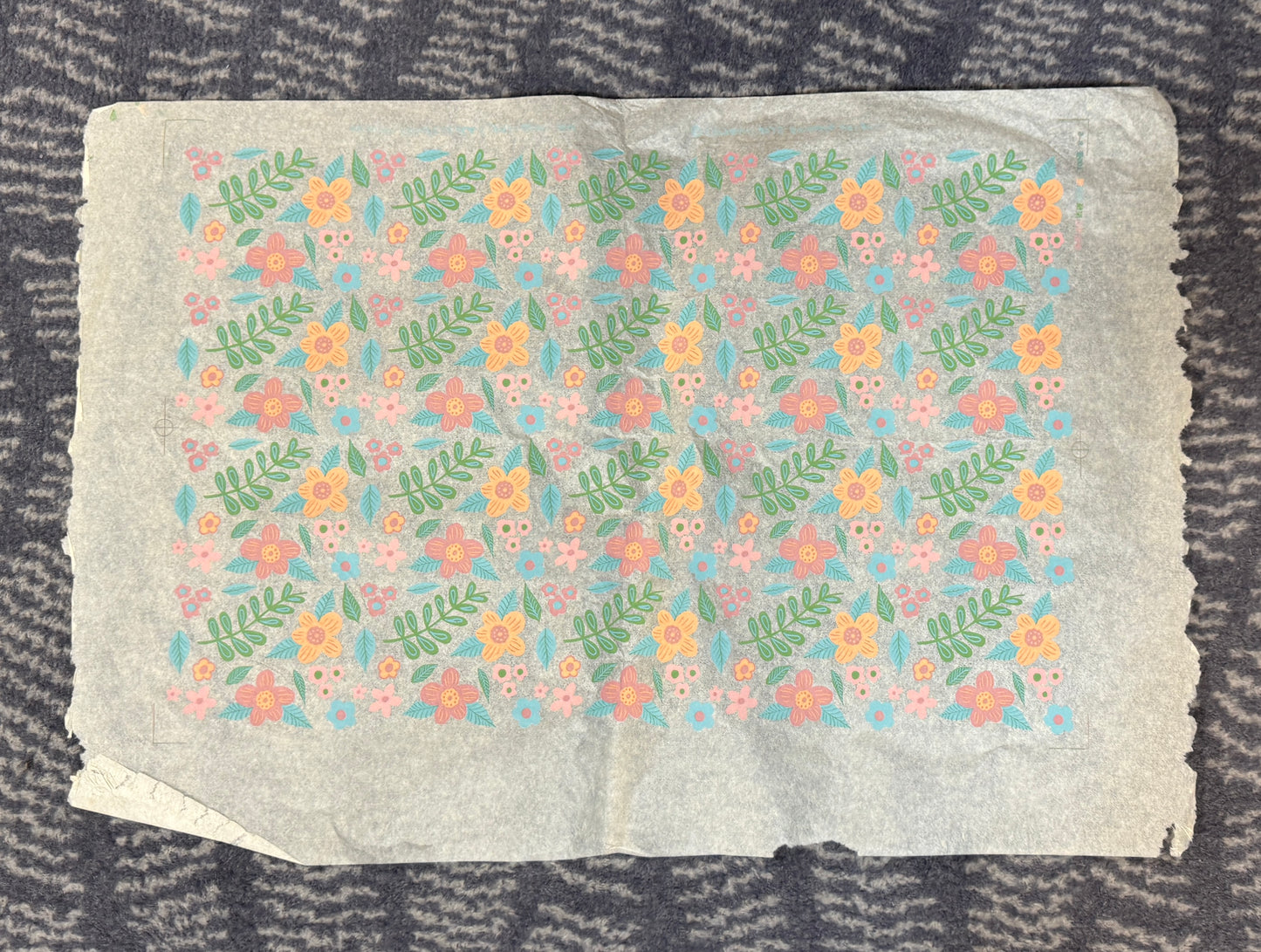 Ceramic Underglaze Transfer Paper - Spring Florals