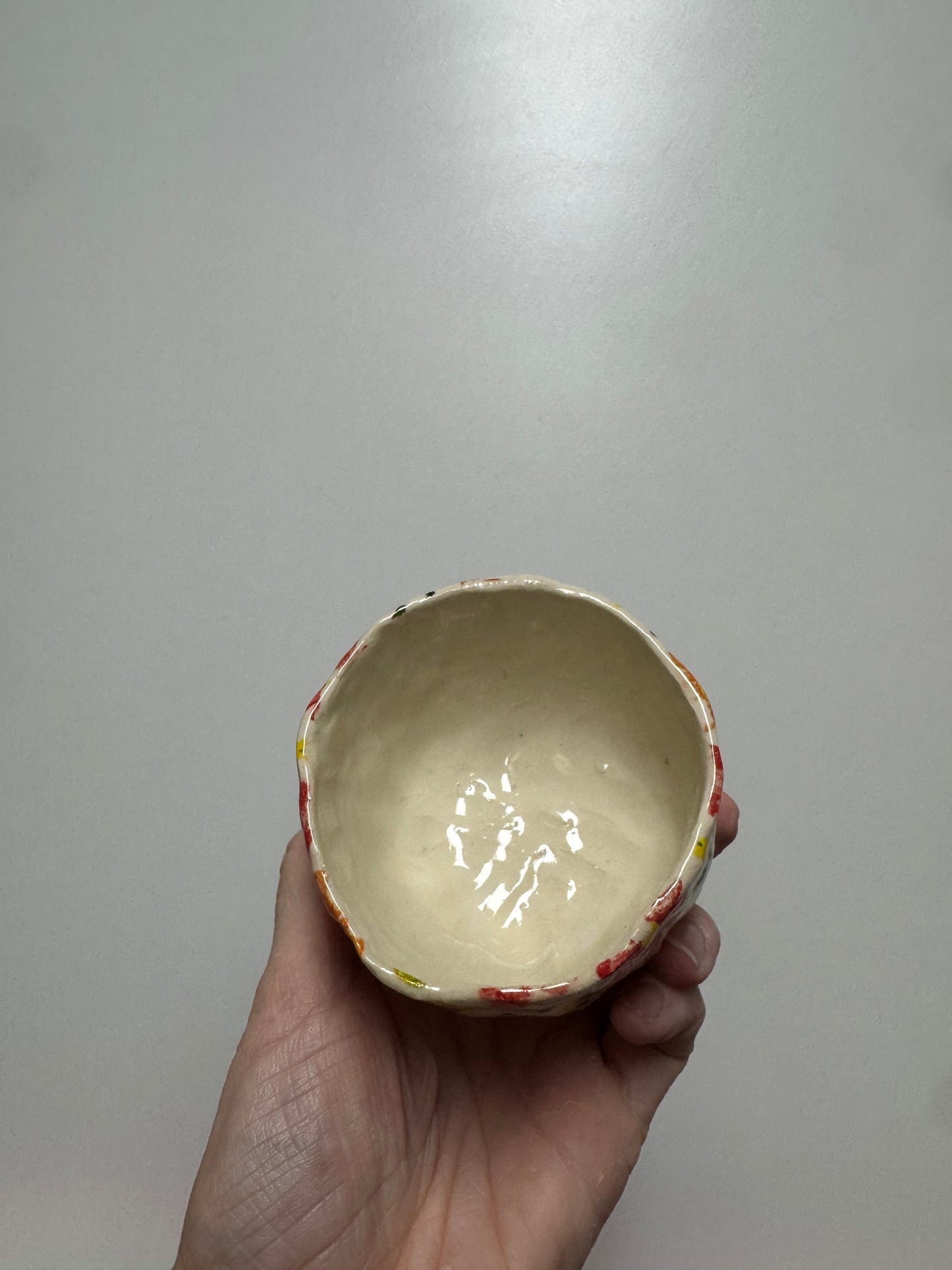 Ceramics - Bee Floral Handbuilt Vessel #1