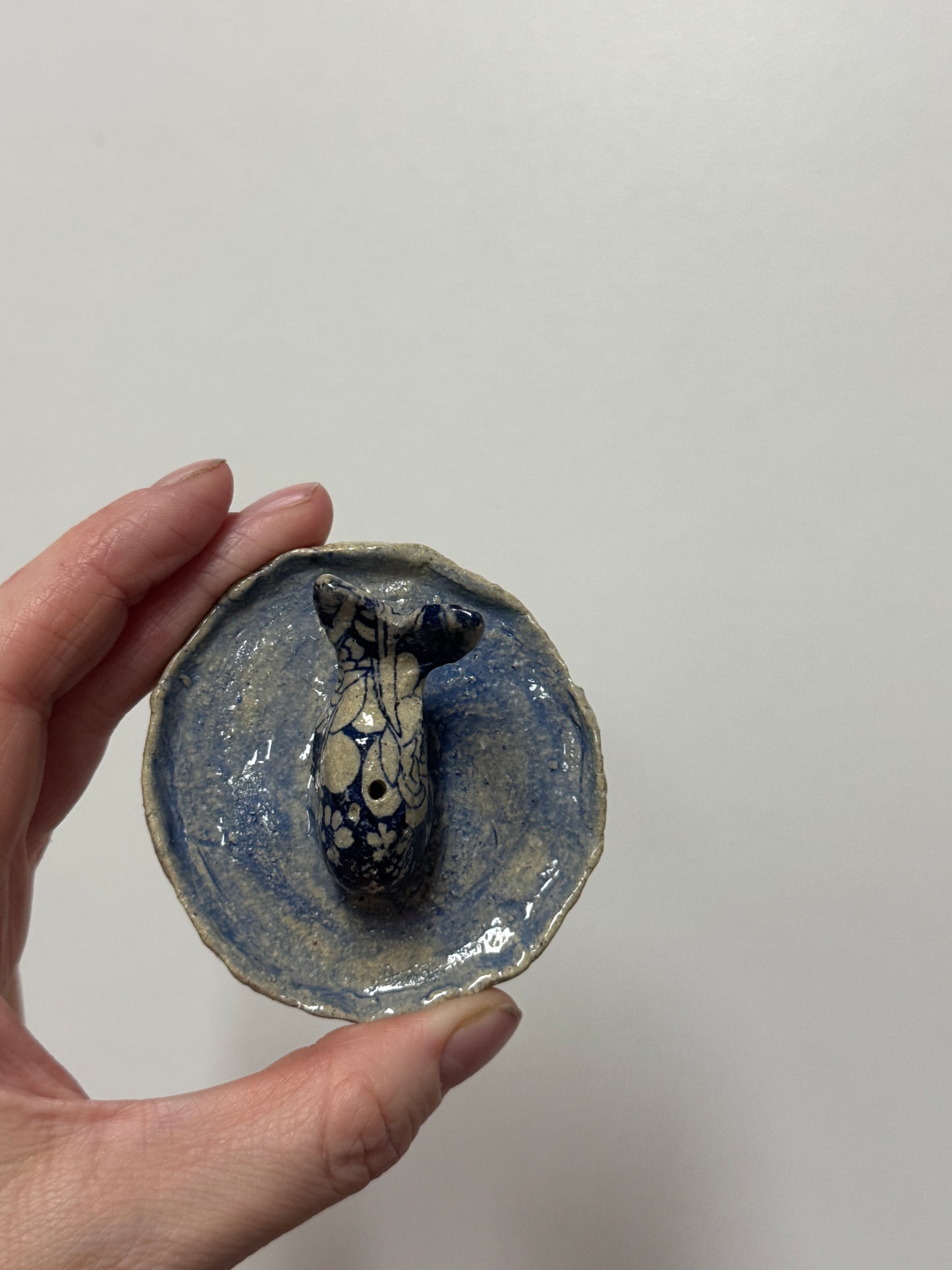Ceramics - Whale Incense Holder