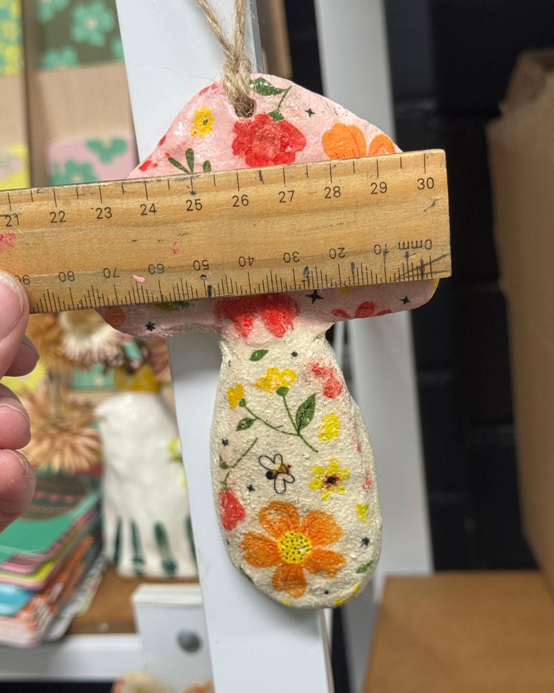 Ceramic Mushroom Wall Hanging