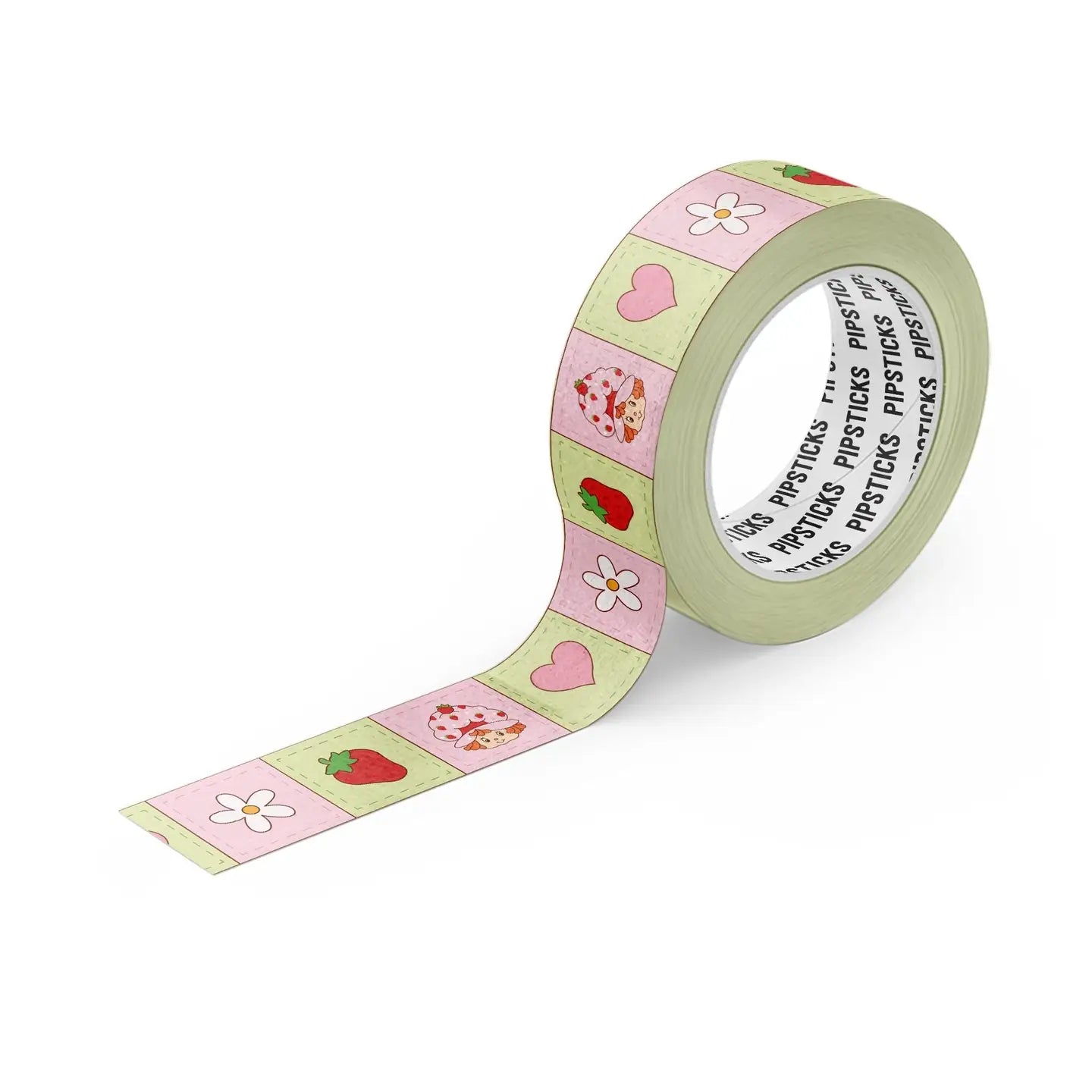 Strawberry Shortcake Quaint Quilt Washi Tape | Pipsticks
