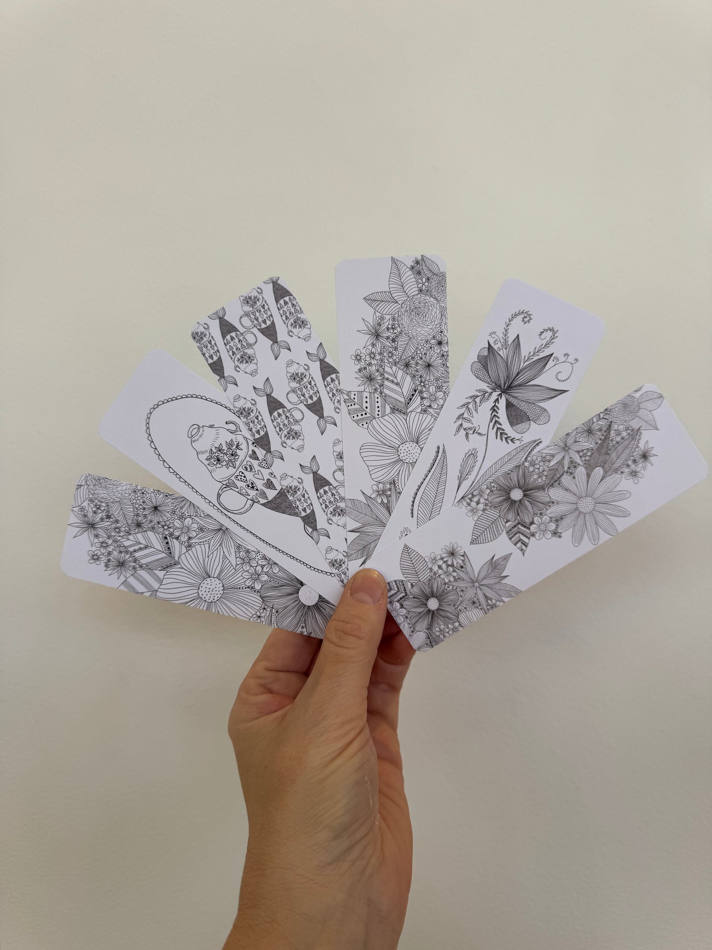 Bookmark - Fine LInes Collection of Bookmarks - Set of 6 - Save 15%