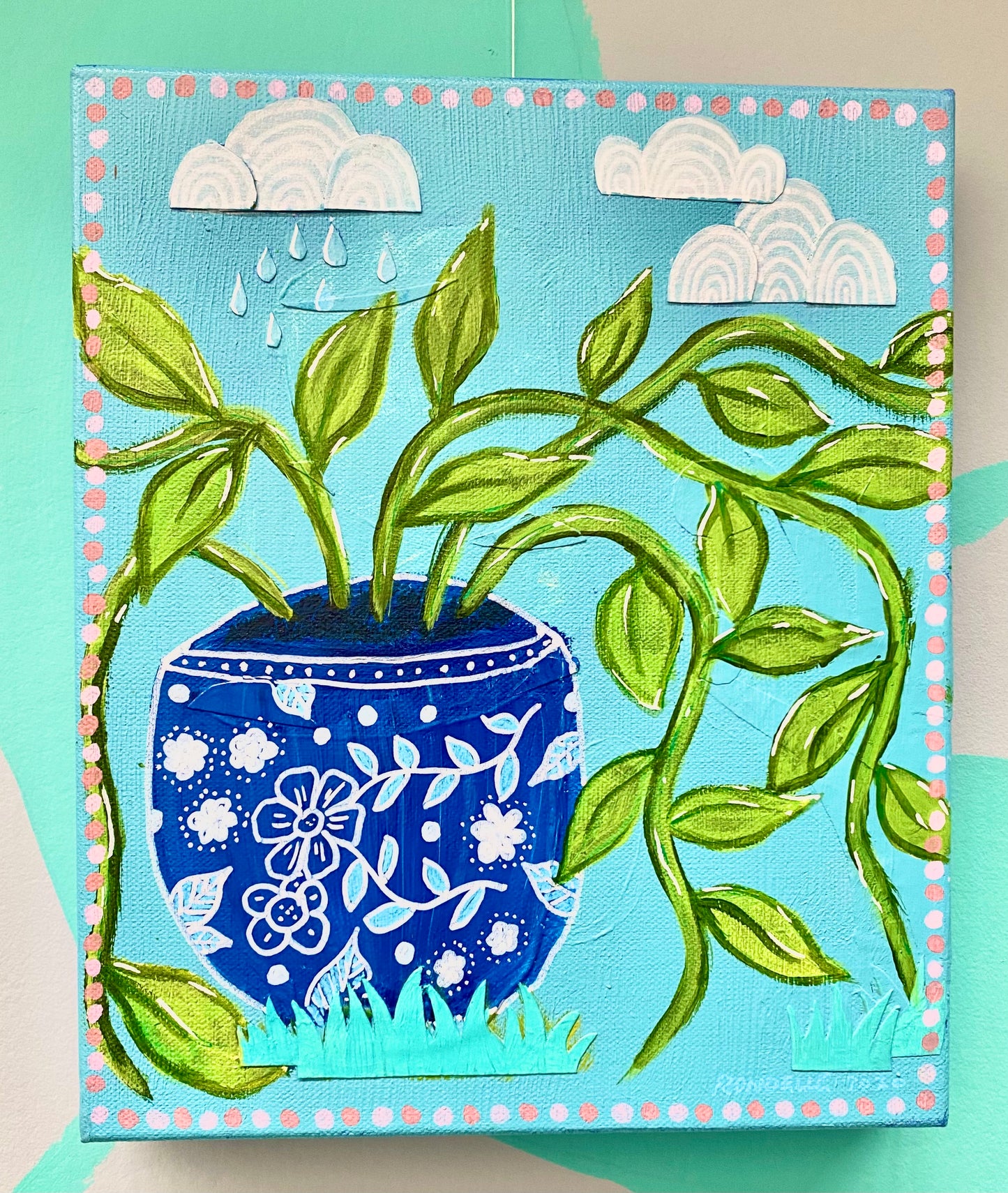 IVY - Mixed media on Canvas Original Art