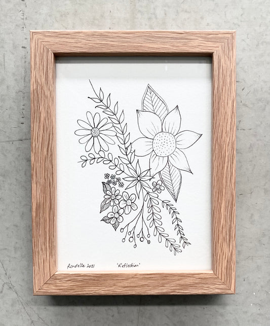 Reflection Framed Original Art
