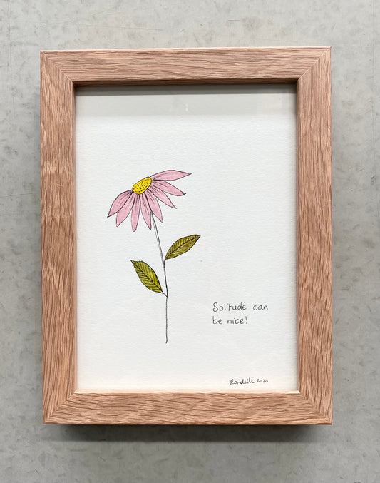 Solitude Framed Original Art