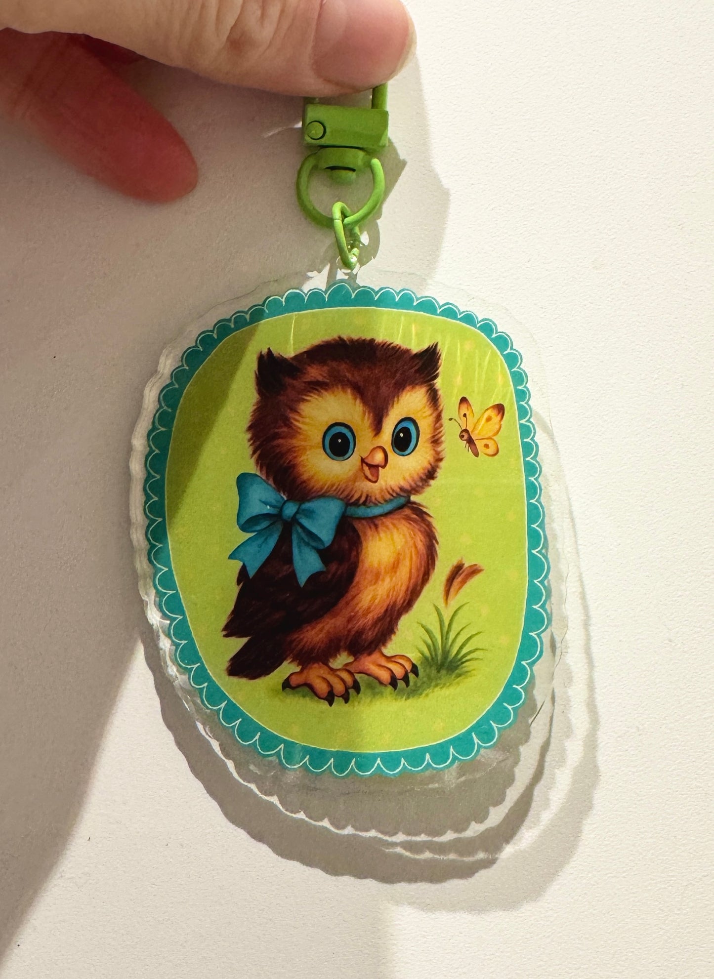 Keychain - VIntage Owl
