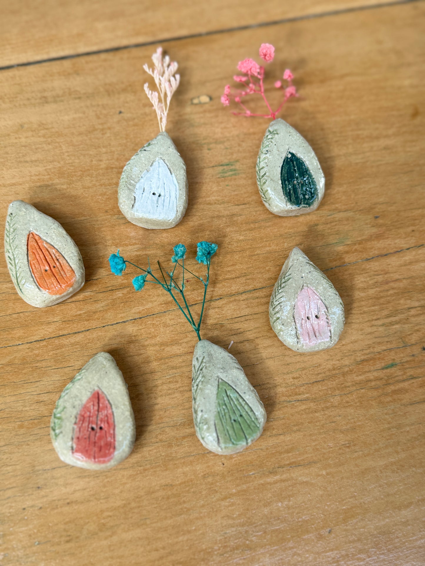 Ceramic Fairy House Magnet