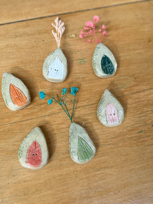 Ceramic Fairy House Magnet