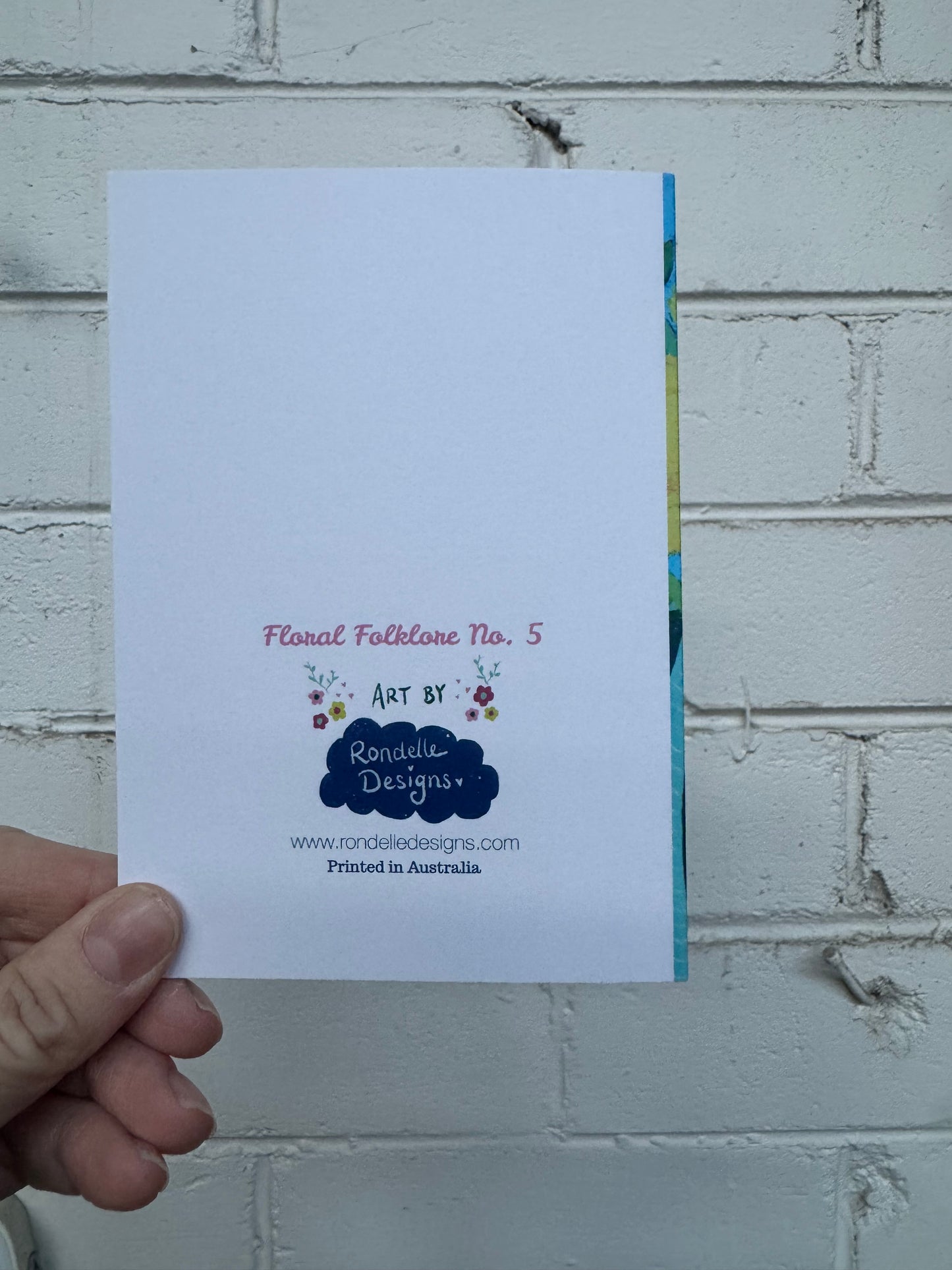 Greeting Card - Floral Folklore No.5