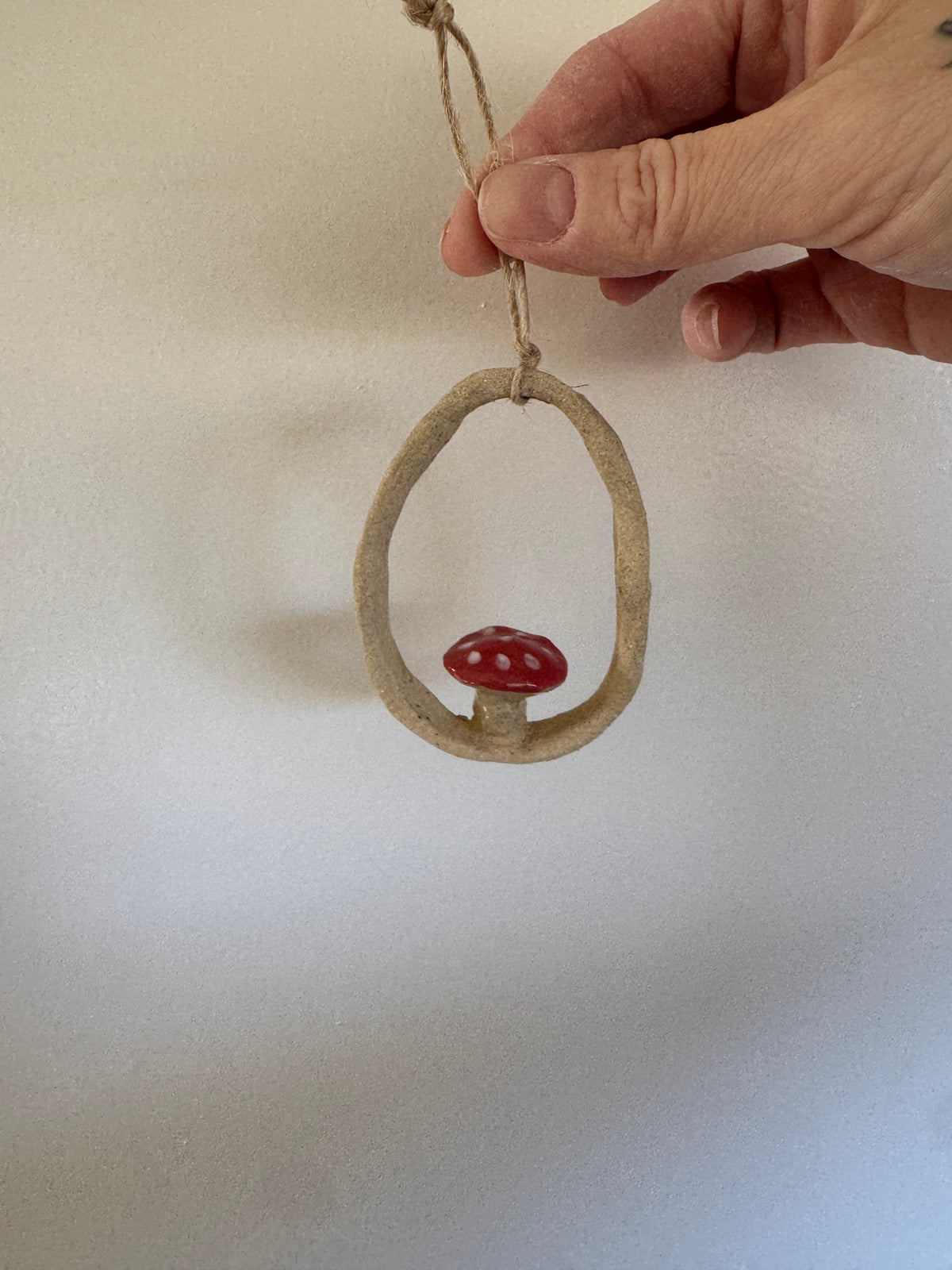 PRE-ORDER Ceramic Christmas Decoration - mushroom