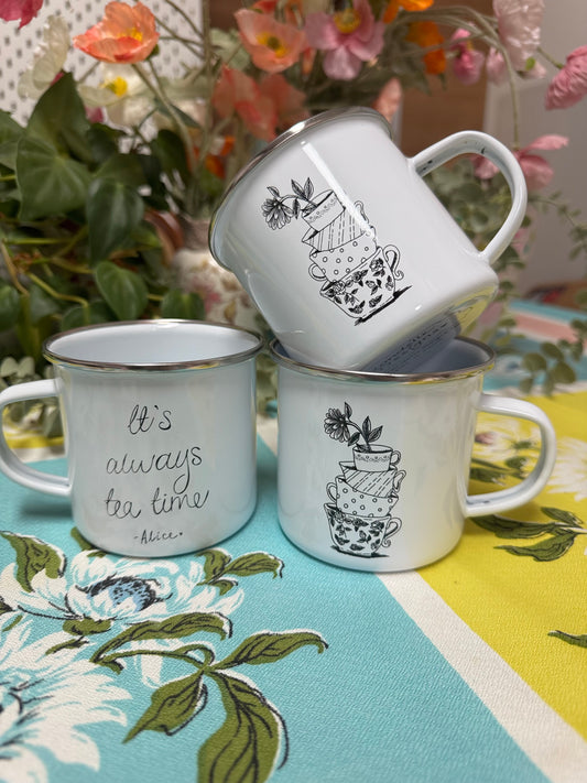 Enamel Mug - It’s Always Teatime