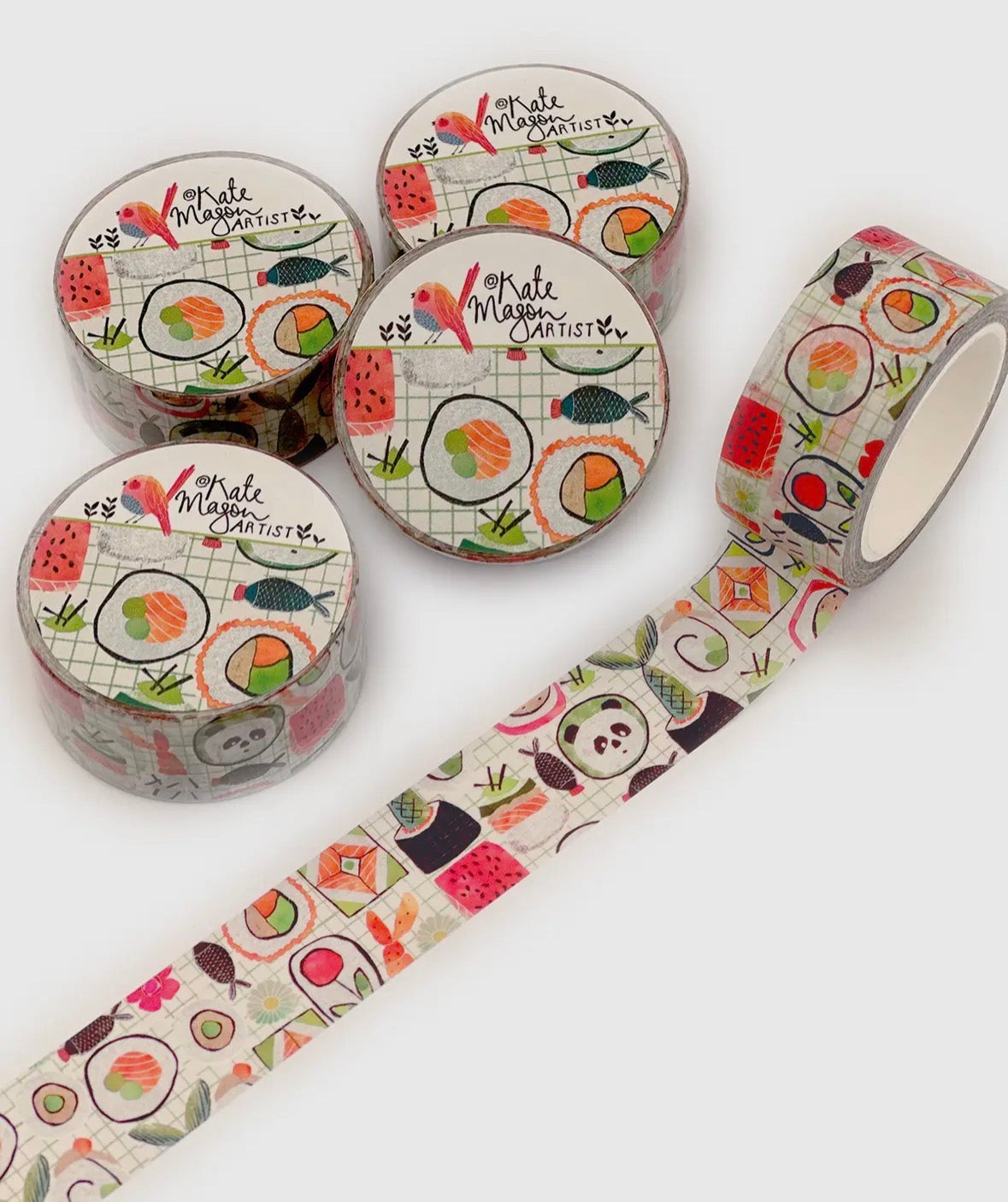 Kate Mason Washi Tape - Sushi