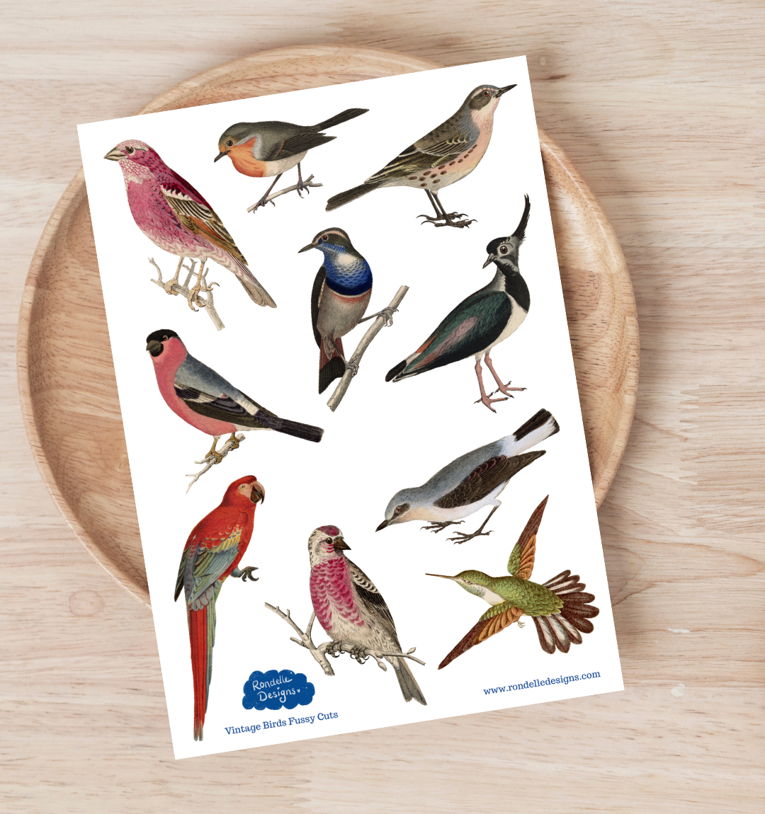 Vintage Birds Journal Pack 1