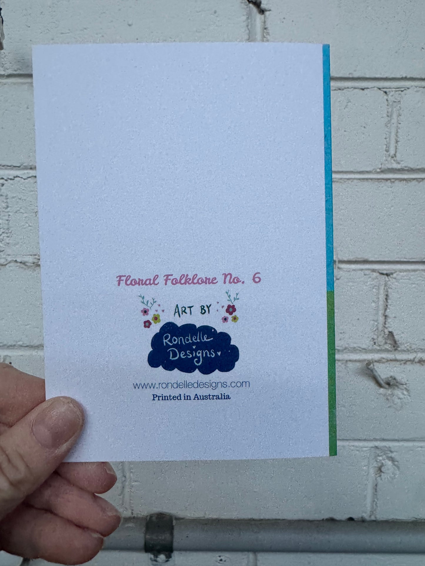Greeting Card - Floral Folklore No.6