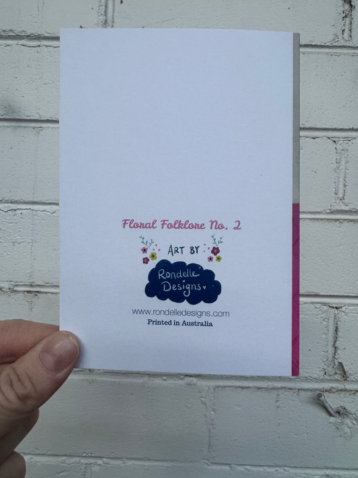 Greeting Card - Floral Folklore No.2