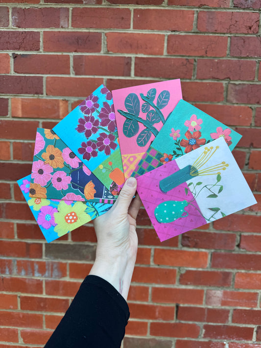 Greeting Card 6 Pack - Floral Folklore Collection