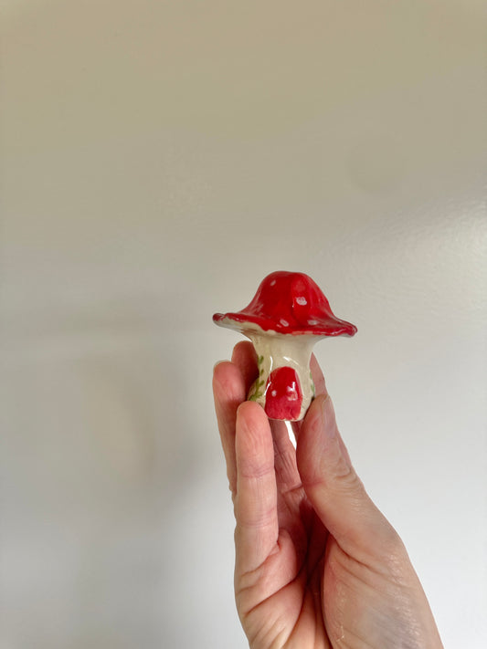 Ceramics - Mushroom Ornament