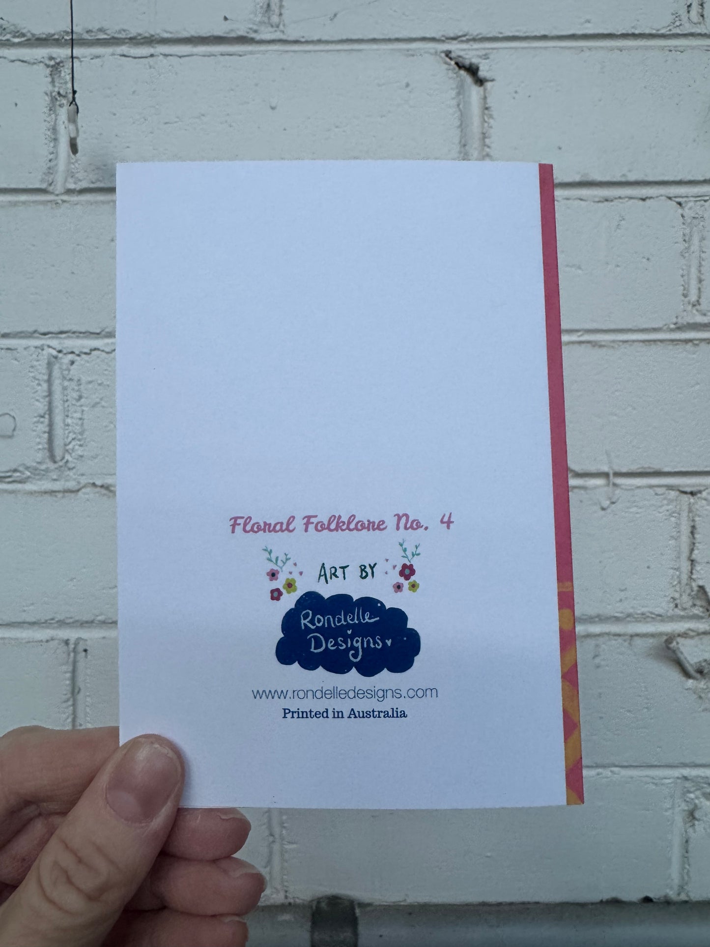 Greeting Card - Floral Folklore No.4