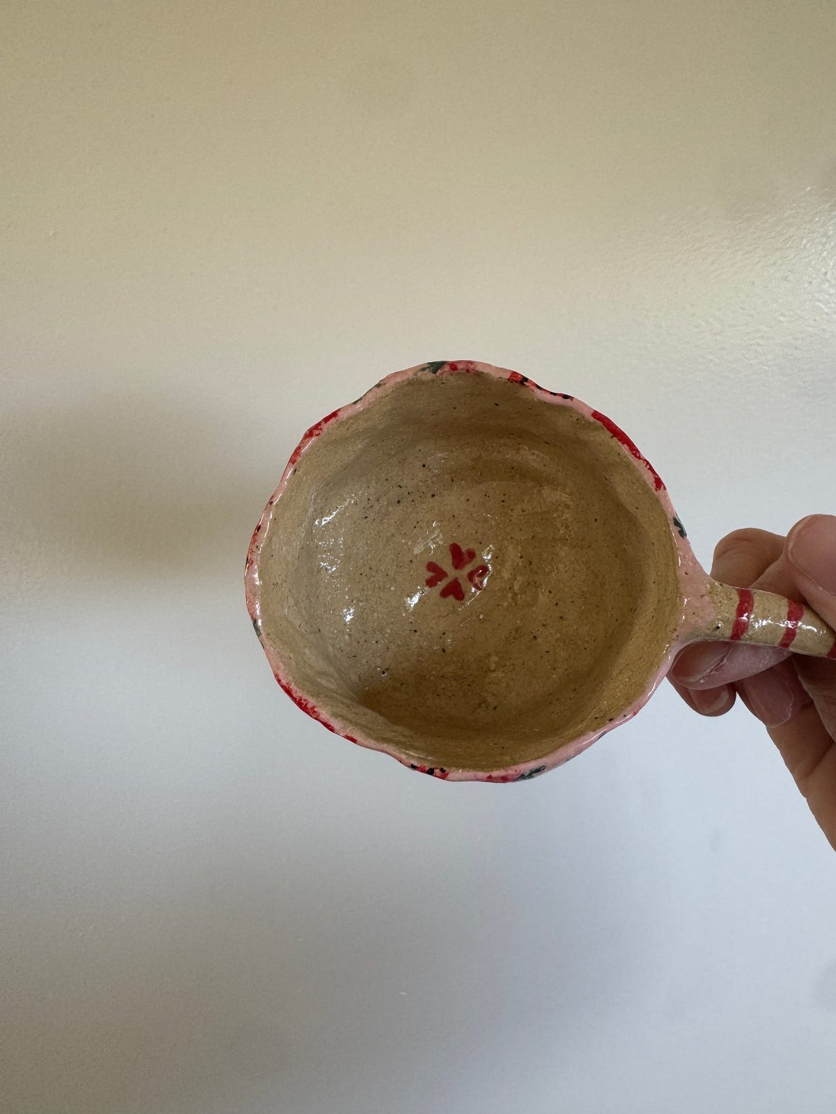 Handbuilt Ceramic Mug - Strawberries #1