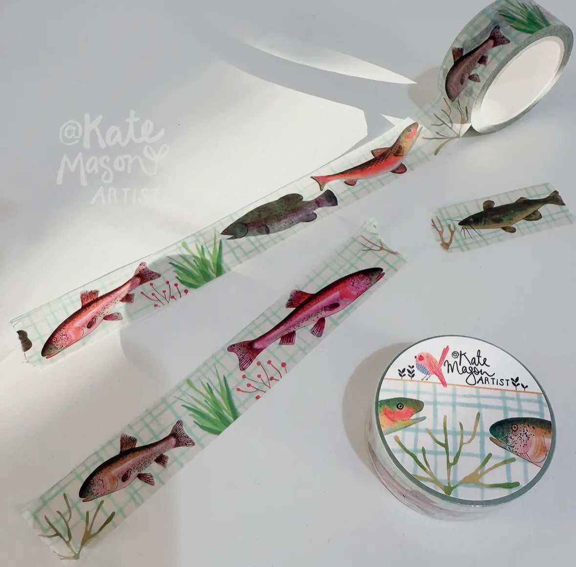 Kate Mason Washi Tape - Something Fishy