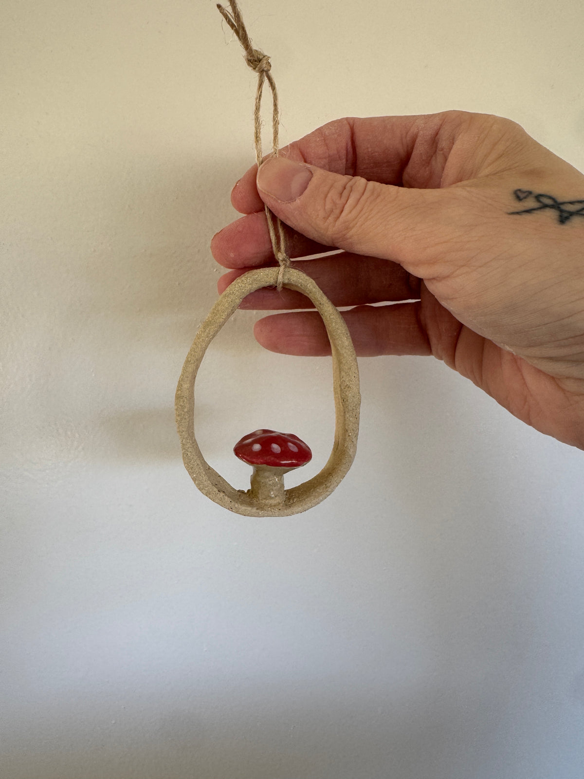 PRE-ORDER Ceramic Christmas Decoration - mushroom