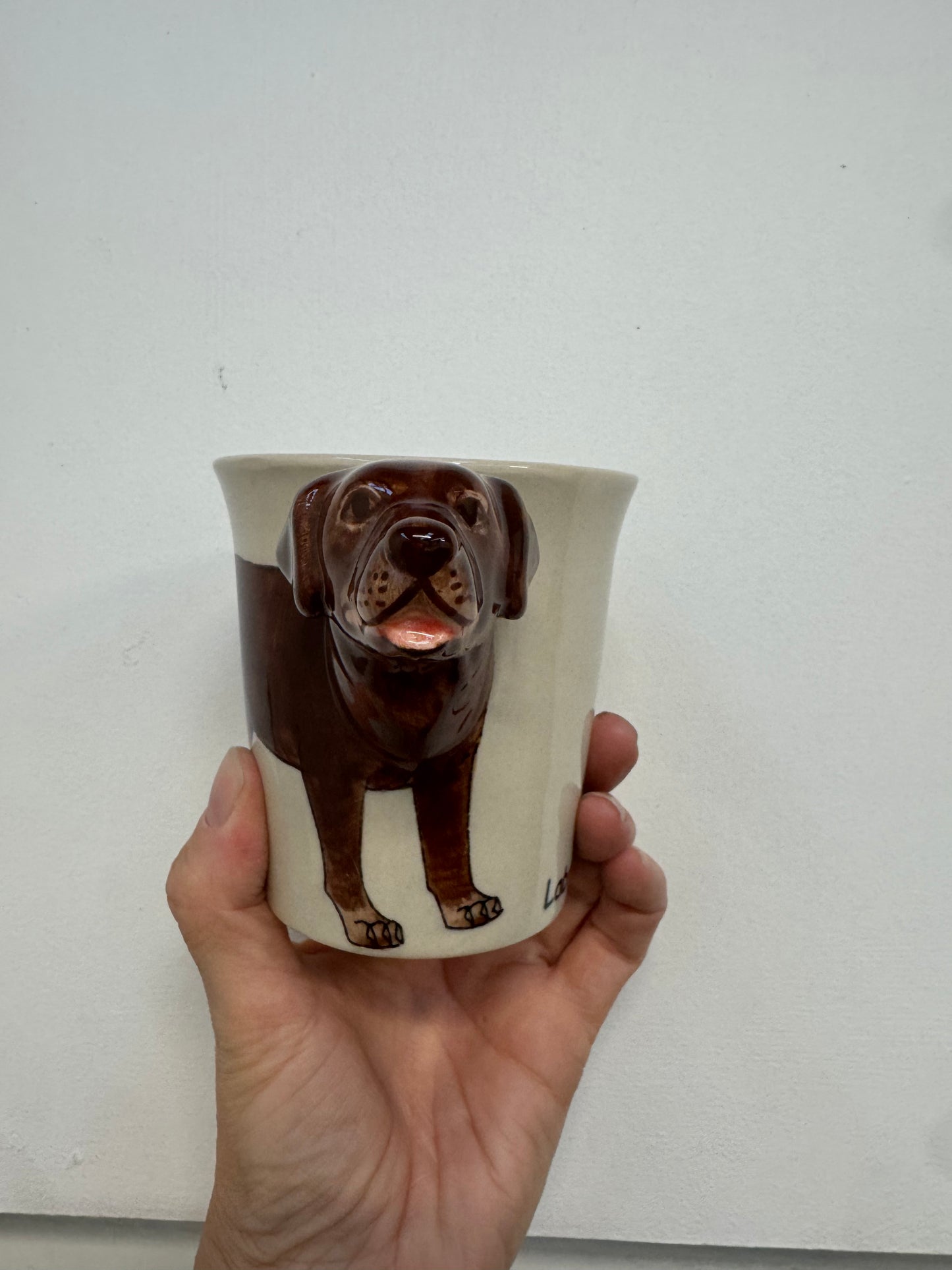 'Labrador' Ceramic Dog Mug (Brown)