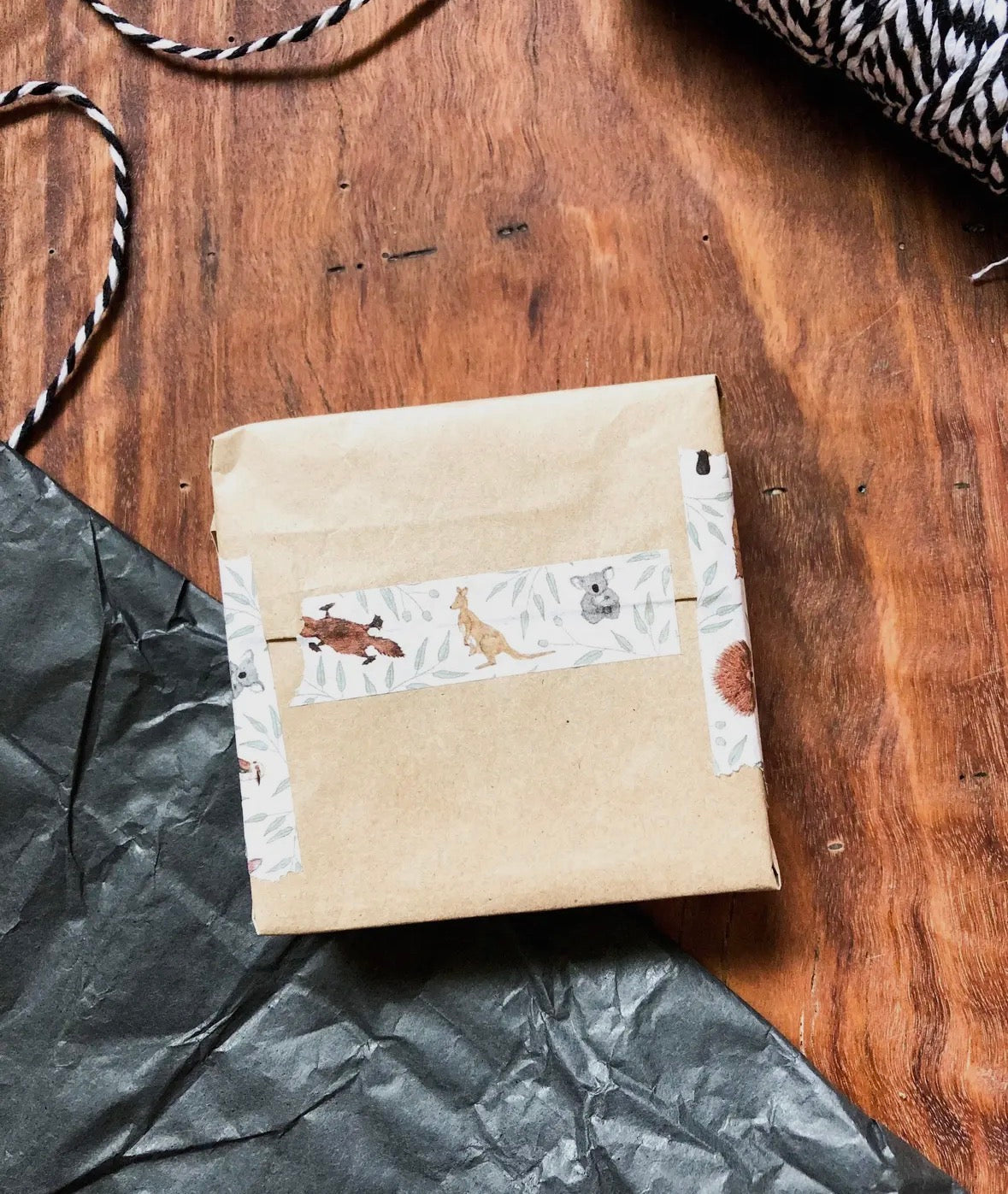 The Wattle Studio Washi Tape - Gumtree Animals