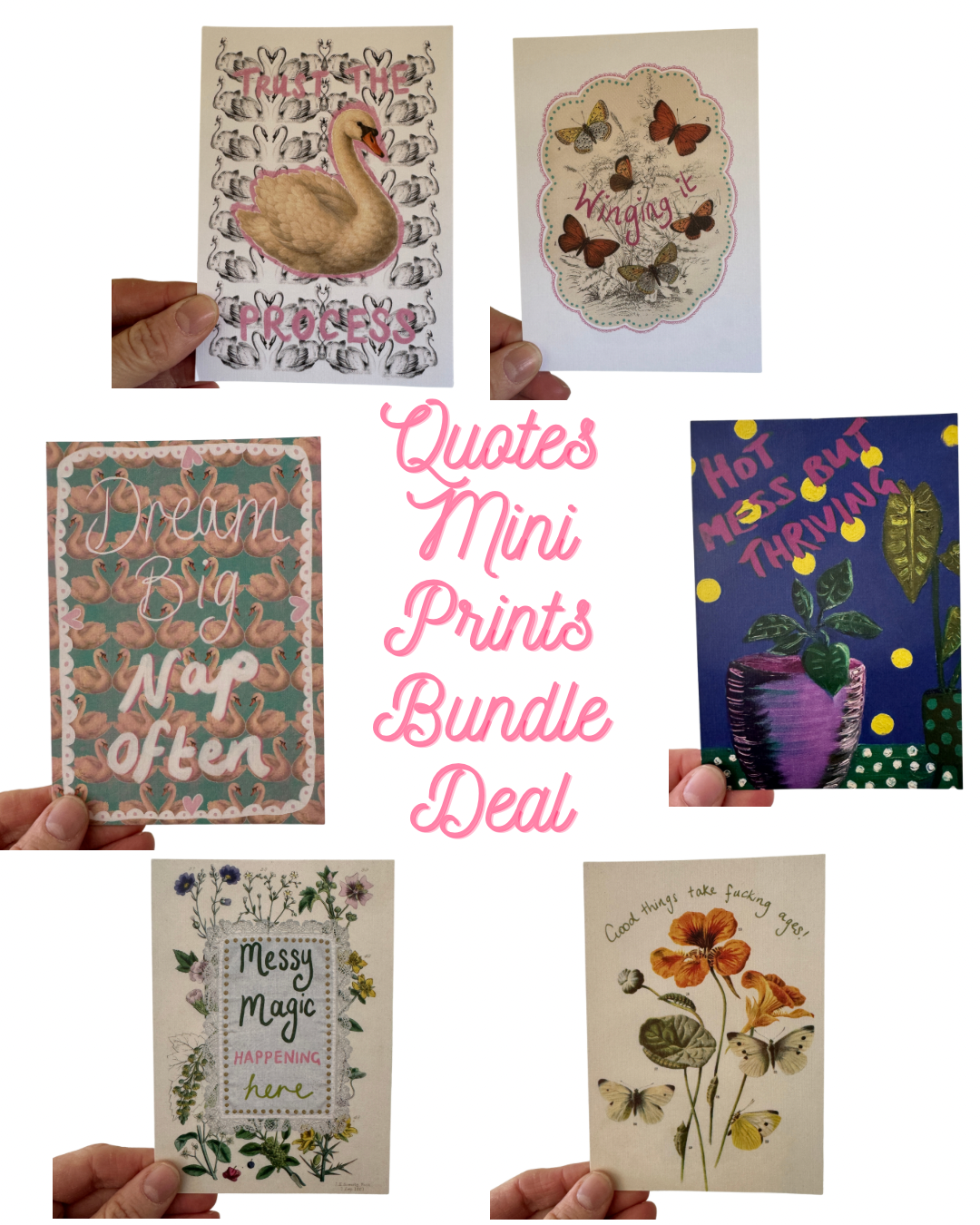 Quotes Mini Print Bundle Deal - Save 40%!!