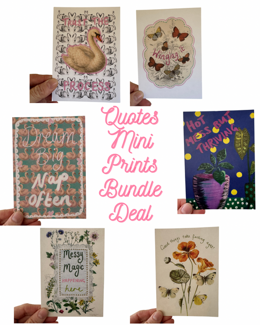 Quotes Mini Print Bundle Deal - Save 40%!!