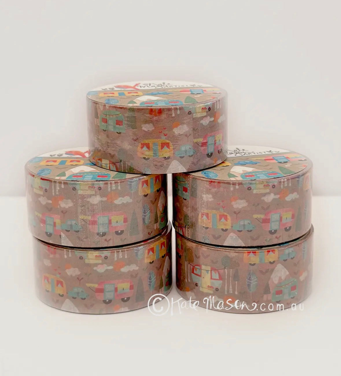 Kate Mason Washi Tape - Caravans