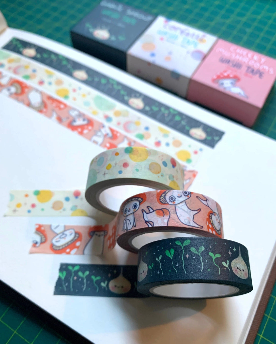 Hannakin Cheeky Mushrooms Washi Tape