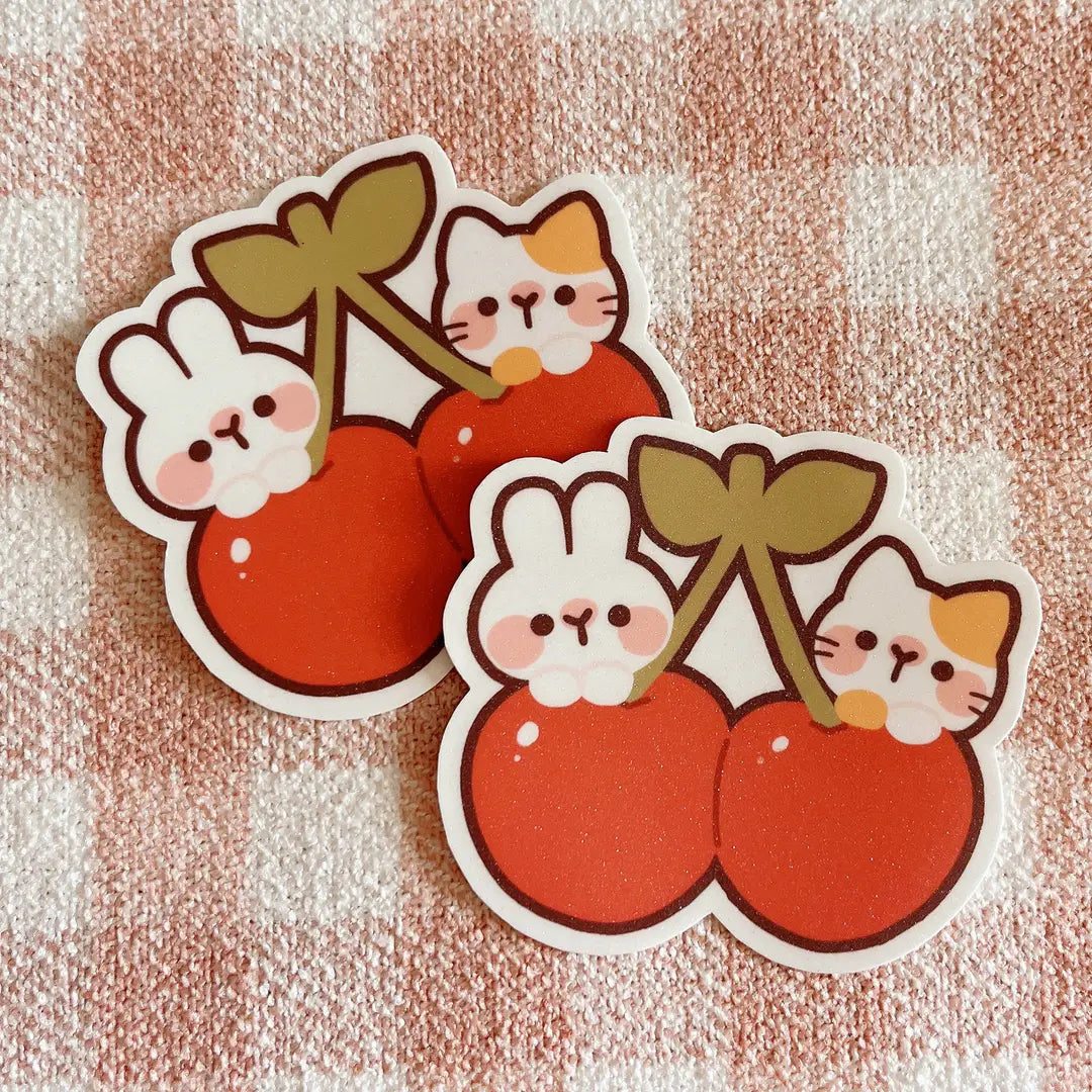 Cherry Rabbit Cherry Friends Sticker
