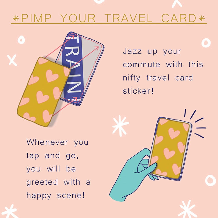 Hannakin Craft Cutie - Travel Card Vinyl Sticker