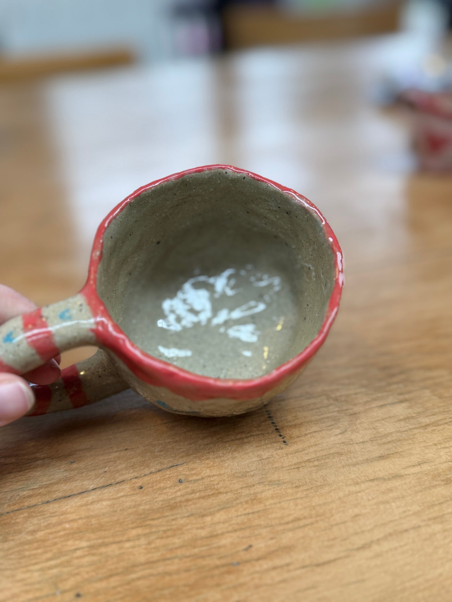 Scallop Heart Mug – One of a Kind Handbuilt Ceramic Mug