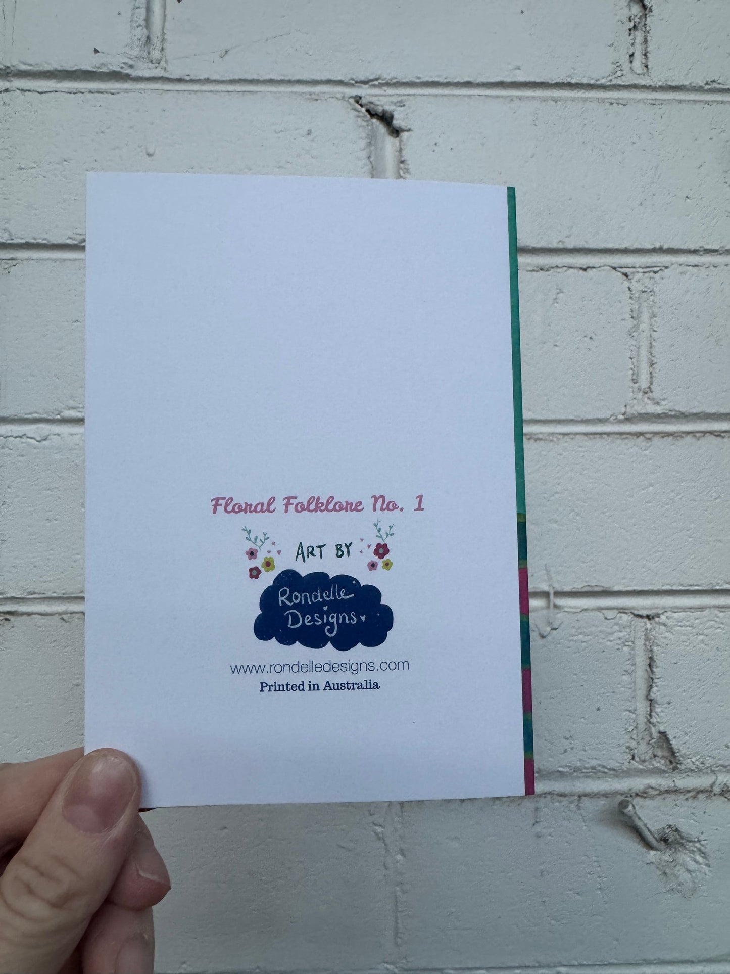 Greeting Card - Floral Folklore No. 1