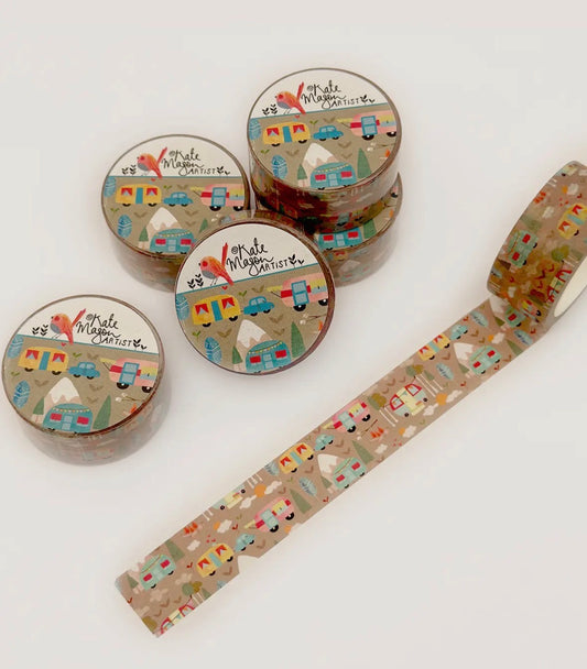 Kate Mason Washi Tape - Caravans