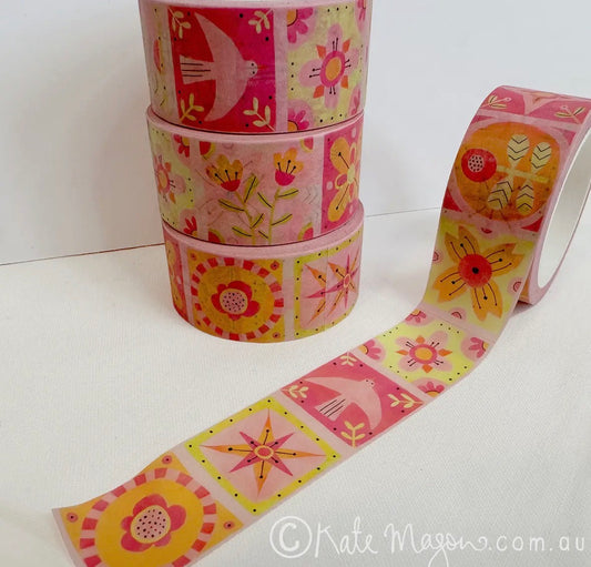 Kate Mason Washi Tape - Folk Patchwork